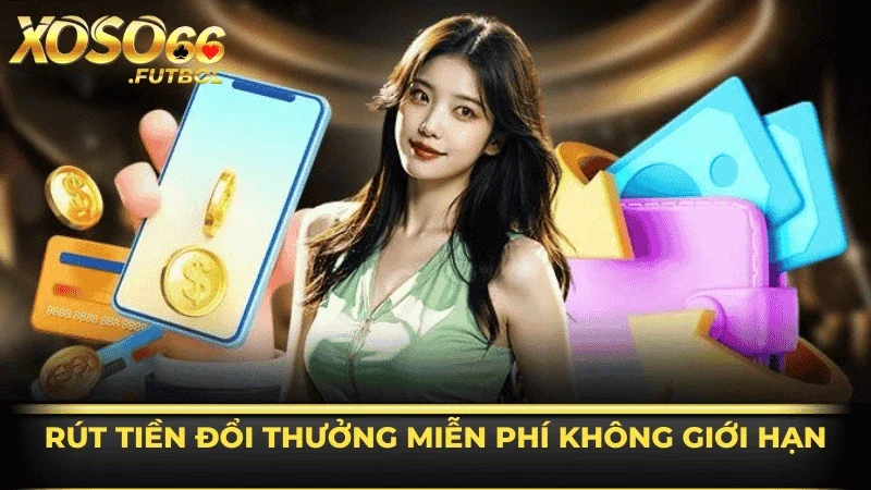 Rút tiền đổi thưởng miễn phí không giới hạn số lần